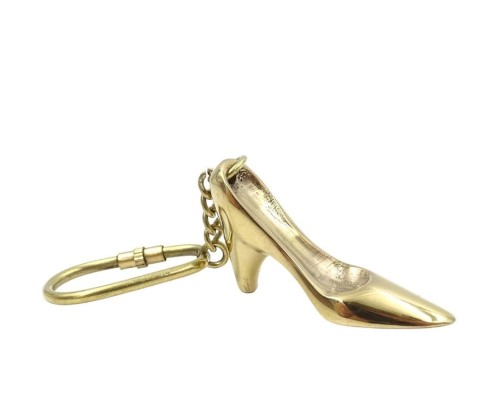 Brelok księżniczki - pantofelek z mosiądzu Szpilka (2).jpg