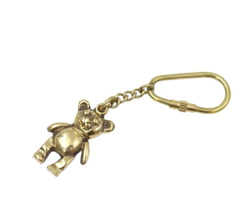 Brelok z mosiądzu - miś Breloczek metalowy Misio (2).jpg