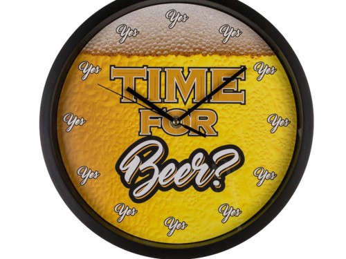 Zegar ścienny Time for Beer Piwosza Piwo Śmieszny 1.jpg