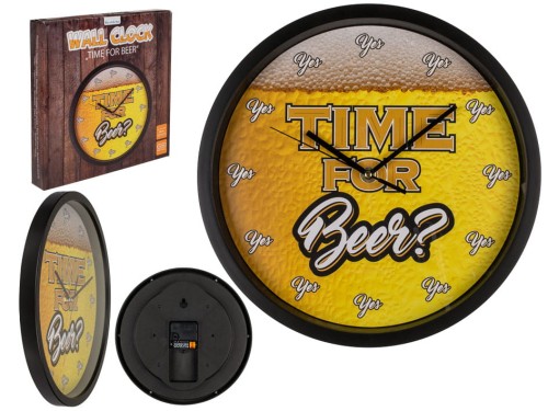 Zegar ścienny Time for Beer Piwosza Piwo Śmieszny 2.jpg