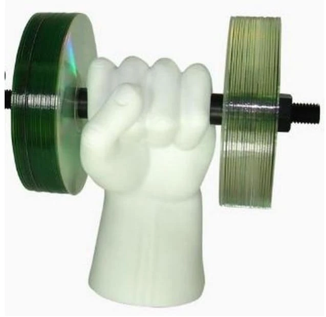 SILNA RĘKA - STOJAK NA CD DVD PŁYT SZTANGA HANTLE