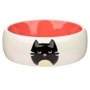 Ceramiczna miska dla zwierząt Feline Fine - różowa (1).jpg