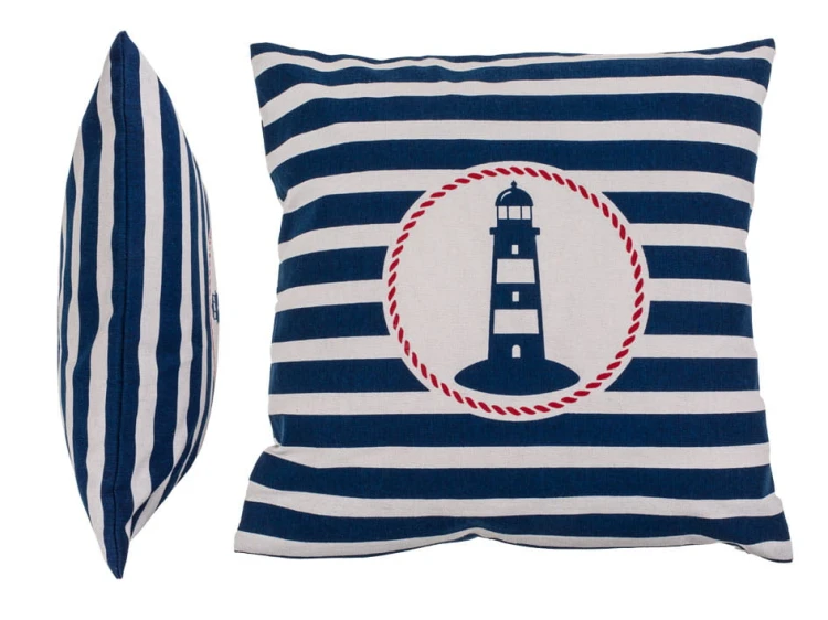 Dekoracyjna poduszka Latarnia Morska 40x40 Ozdobna .jpg