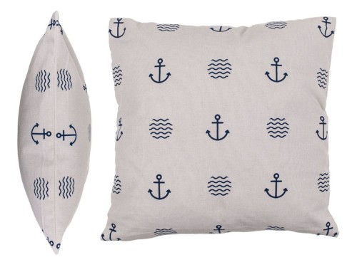 Dekoracyjna poduszka marynistyczna - biała Morska .jpg