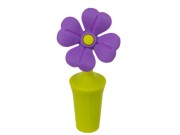 Zatyczka do Butelki silikon Kwiatek mix Wino Piwo 1.jpg