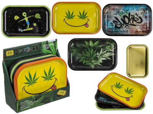 Metalowa taca ozdobna 18x14 mix Zioło Marycha 2.jpg