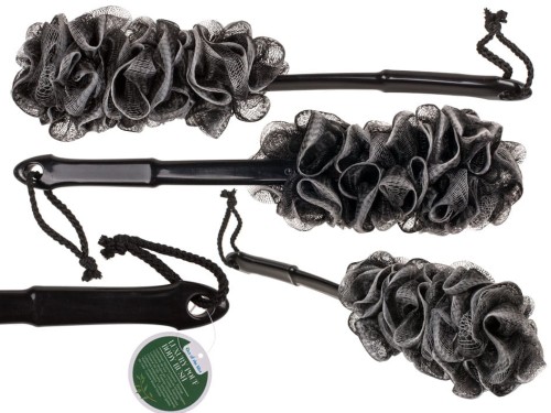 Luksusowa Myjka Siateczkowa długa rączka - czarna .jpg