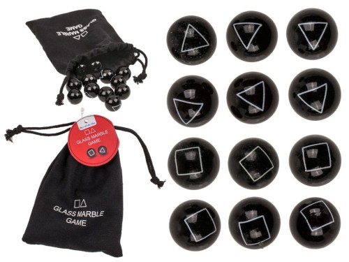 Kulki szkło marmurowe w woreczku Gra Zręcznościowa .jpg