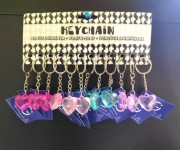 Brelok serce mix Breloczek plastikowy brylok kolor (2).jpg