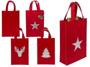 Torba prezentowa Boże Narodzenie z filcu Czerwona .jpg