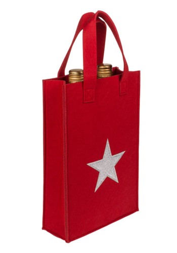 Torba prezentowa Boże Narodzenie z filcu Czerwona 1.jpg