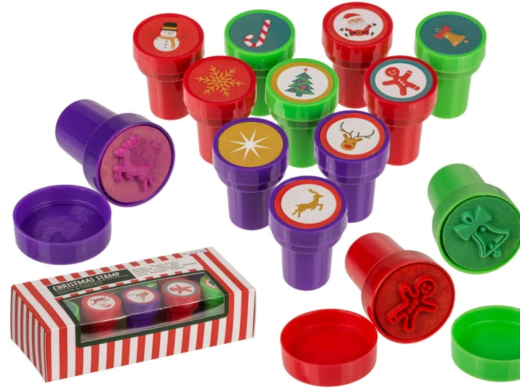 Stemple Mikołaj i przyjaciele Świąteczne stempelki .jpg