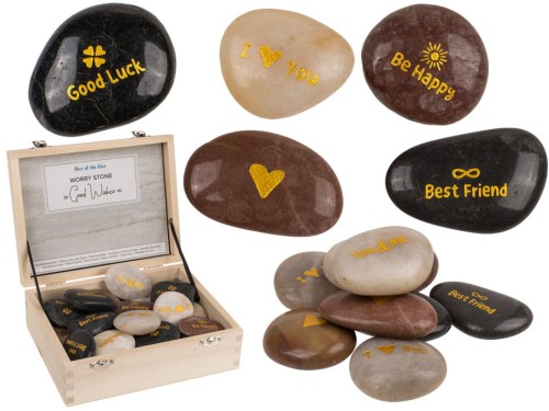 Kamienie z życzeniami napisy slogany Dekoracyjne .jpg