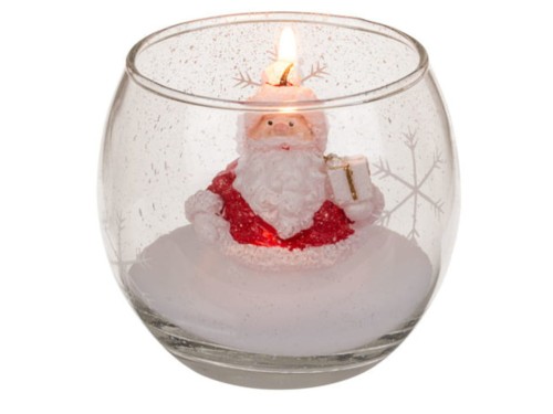 Świeca świąteczna w szkle Mikołaj lub Bałwanek 1.jpg