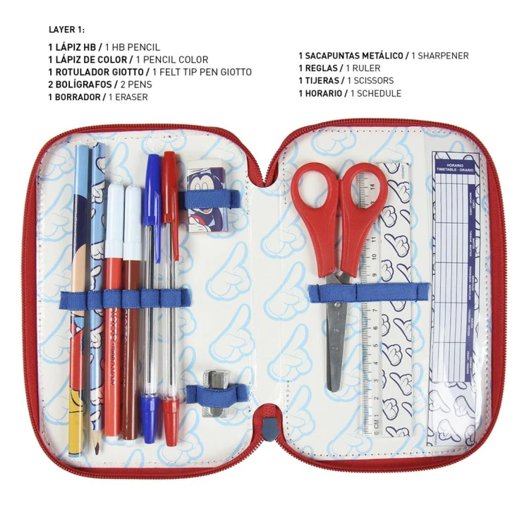 Piórnik Disney Myszka Miki z wyposażeniem Licencja (2).jpg