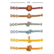 Bransoletka dla Dzieci dzikie zwierzęta wzory mix 2.jpg