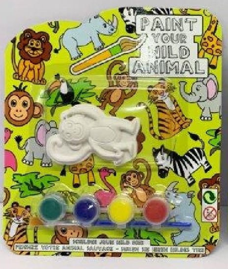 Pomaluj swoje dzikie zwierzę Farby Figurki Zestaw 2.jpg