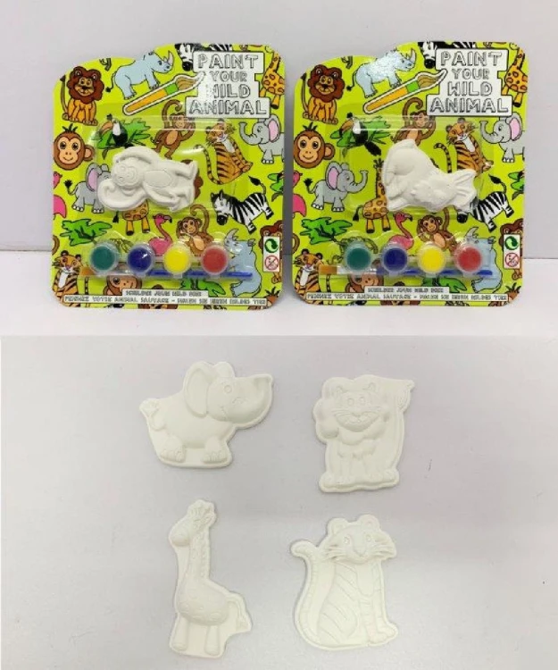 Pomaluj swoje dzikie zwierzę Farby Figurki Zestaw 3.jpg