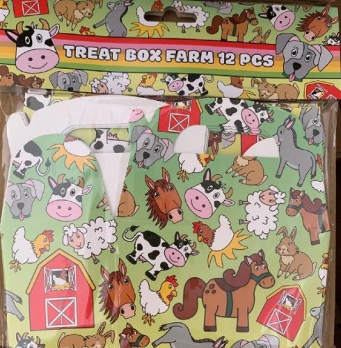 Pudełko na przekąski zwierzęta hodowlane Składane .jpg