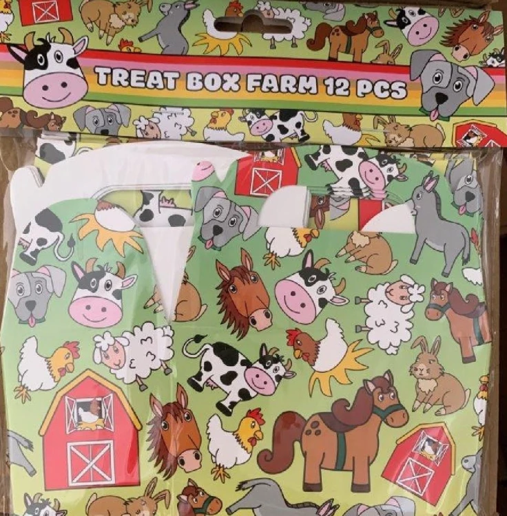 Pudełko na przekąski zwierzęta hodowlane Składane .jpg