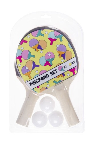 Paletki do ping ponga + 3 piłeczki Tenis Stołowy .jpg