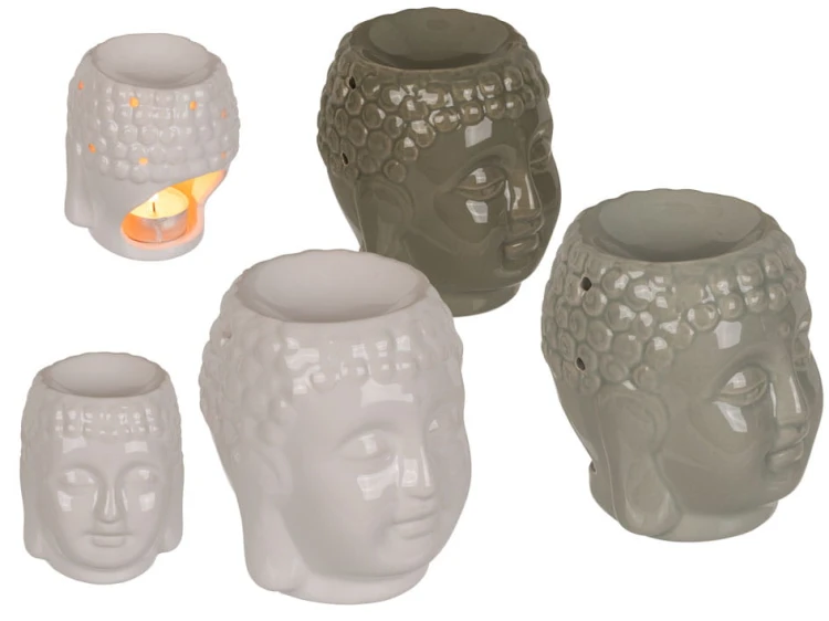 Kominek do olejków zapachowych głowa Buddy kolory 2.jpg