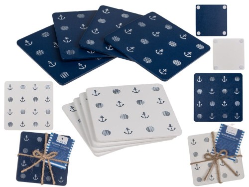 Podkładki drewniane pod kubki wzór kotwice 4 szt 2.jpg