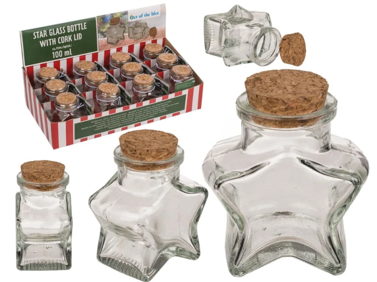 Szklany słoik w kształcie gwiazdy z korkiem 100 ml 2.jpg