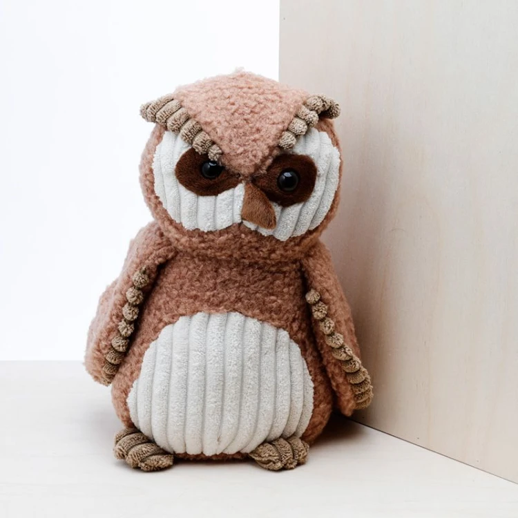 Stoper do drzwi sowa Materiał Polarowa Podpórka (4).jpg