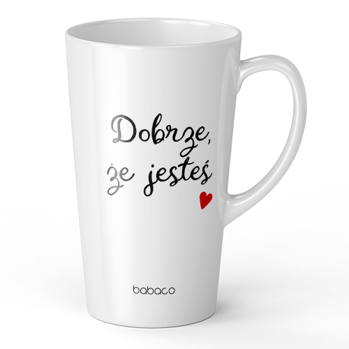 Ceramiczny kubek XL Latte Dobrze, że jesteś 450ml (1).jpg