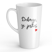 Ceramiczny kubek XL Latte Dobrze, że jesteś 450ml (2).jpg