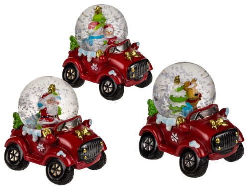Kula Śnieżna Świąteczna samochodzik Figurka Wodna 2.jpg