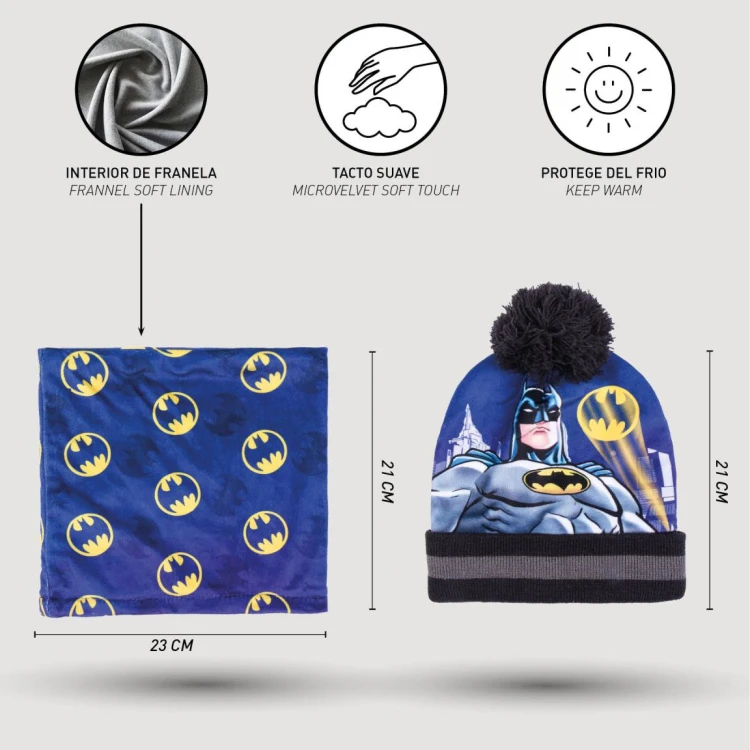 Komplet czapka komin rękawiczki Batman 4-8 lat (5).jpg