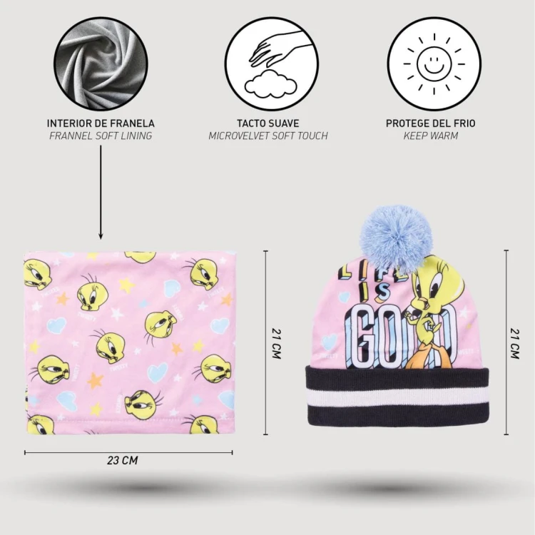 Komplet czapka komin rękawiczki Looney Tunes 4-8 l (5).jpg