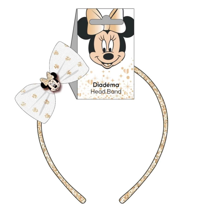Opaska do włosów Myszka Minnie - Disney brokatowa (1).jpg