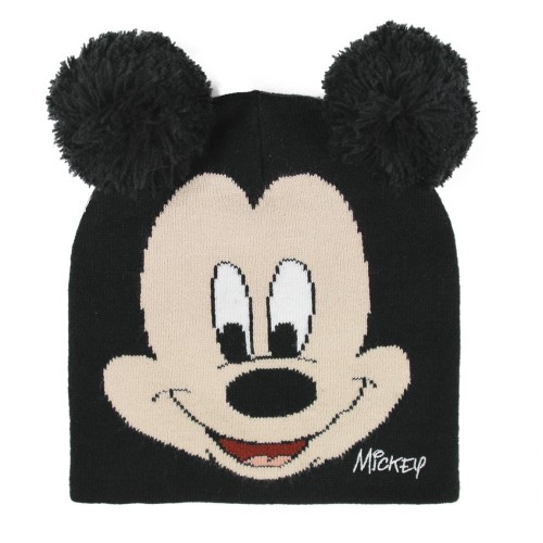 Czapka Disney Mickey Mouse 2-6 lat Uszy Pompony (1).jpg