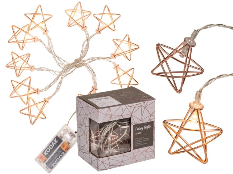 Girlanda łańcuch świetlny gwiazdki LED Świąteczna .jpg