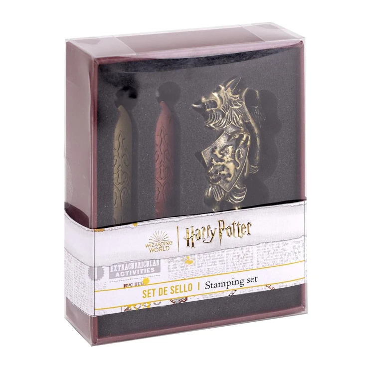 Pieczęć woskowa Harry Potter Gryffindor i 2 Świeceq (2).jpg