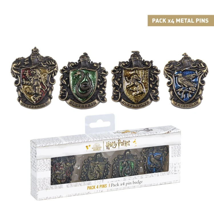 Zestaw przypinek x4 herby domów Harry Potter (1).jpg