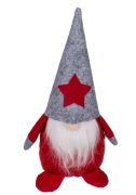 Świąteczny skrzat gnom z filcu 25 cm Mikołaj broda 1.png