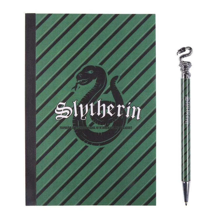 Zestaw notes i długopis Harry Potter Slytherin (2).jpg
