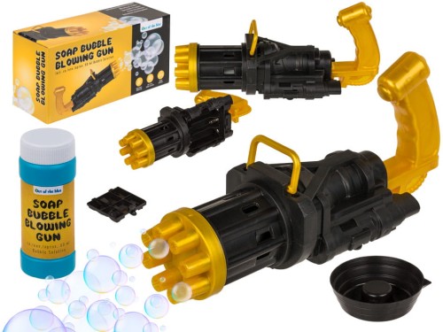 Pistolet do baniek mydlanych baterie czarny złoty .jpg