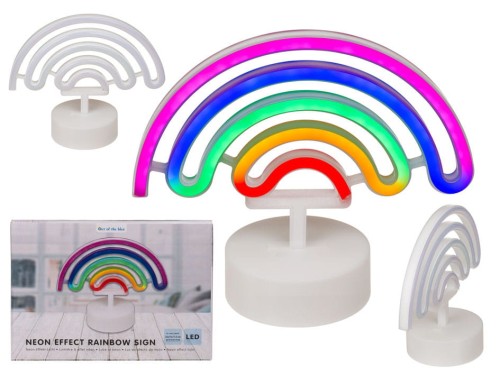 Neonowa lampa tęcza Dekoracyjna Nocna Stojąca .jpg