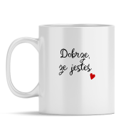 Ceramiczny kubek Dobrze że jesteś - Licencja 330ml (2).jpg