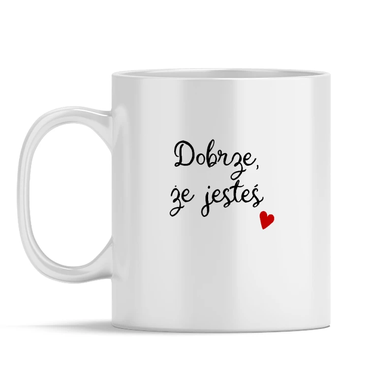 Ceramiczny kubek Dobrze że jesteś - Licencja 330ml (2).jpg