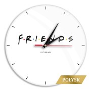 Zegar ścienny 29 cm - Friends Przyjaciele połysk (1).jpg