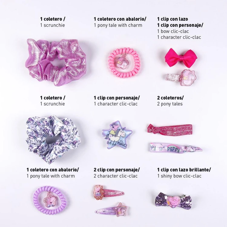 Pudełko z biżuterią Świnka Peppa ozdoby do włosów (1).jpg