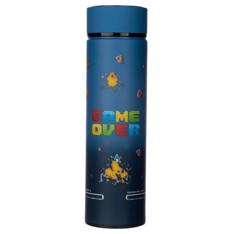 Butelka termoizolacyjna Wyświetlacz temp Game Over (3).jpg
