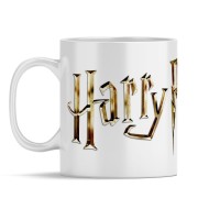 Ceramiczny kubek Harry Potter biały Złoty Napis (2).jpg