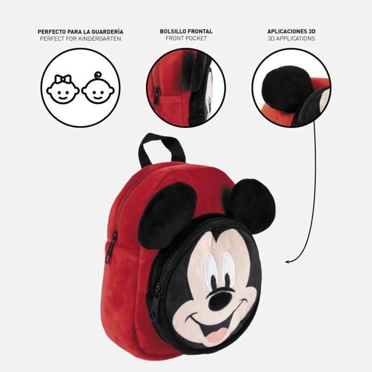 Mały plecak pluszowy Myszka Miki 3D dziecięcy (5).jpg